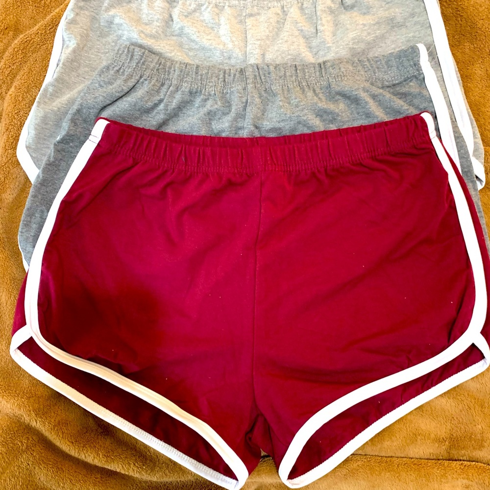 3 Pack Yoga Cotton Sport Shorts